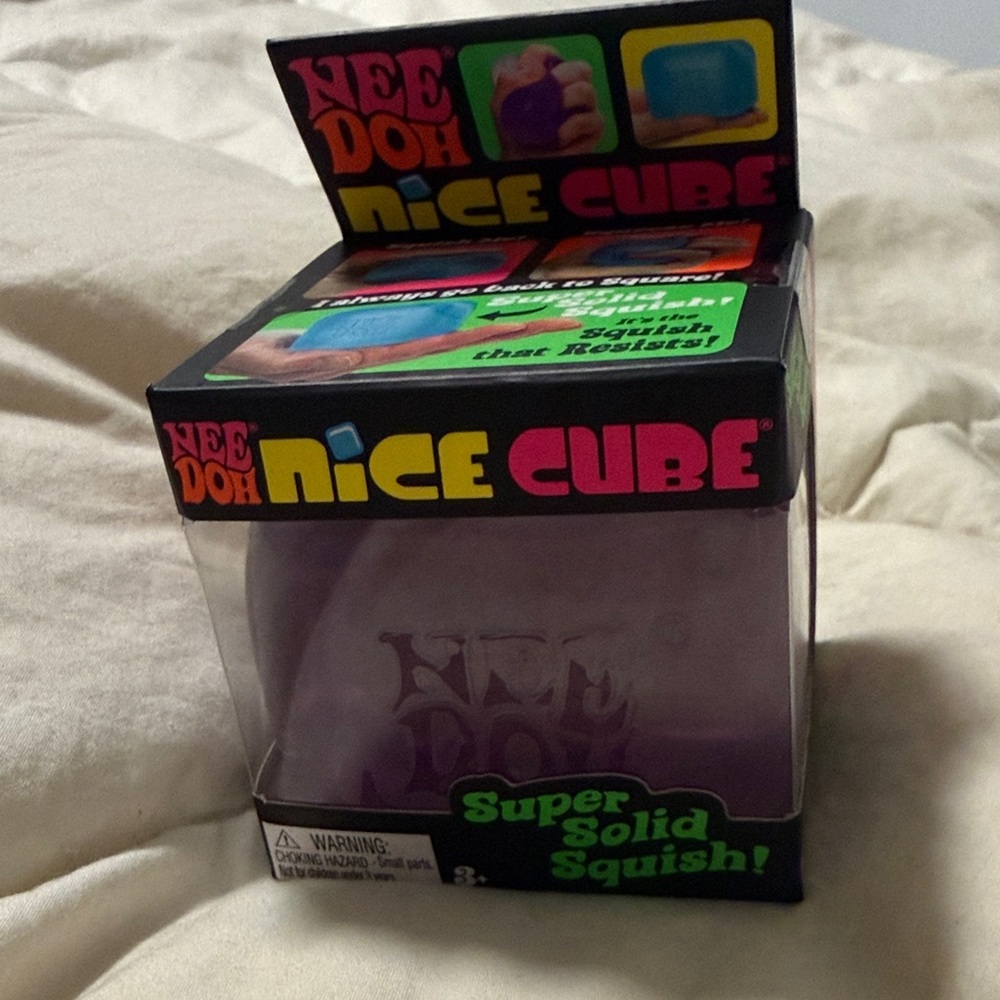 Nice Cube Kids Squishy Toy - Purple